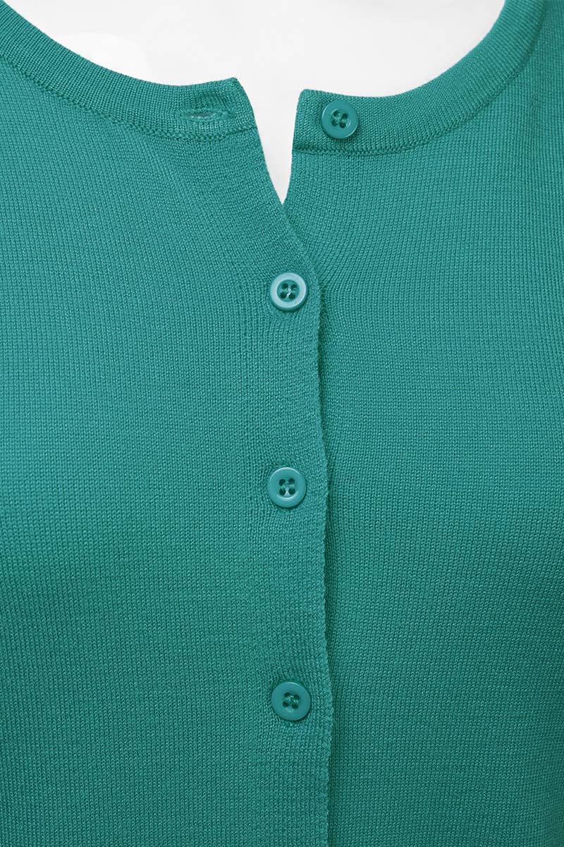 NINEXIS - Vente Cardigan – femme - AWOCAL310_Chandail à manches longues en tricot doux boutonné13