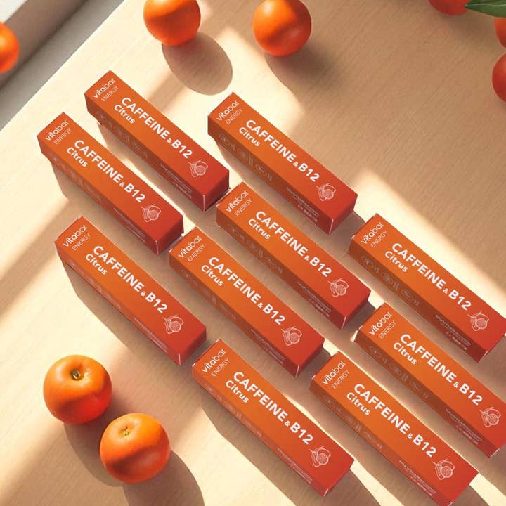 VitaBar - Wholesale Oral Supplement/Vitamin - ENERGY - Caffeine - Citrus Flavor 10-PACK4