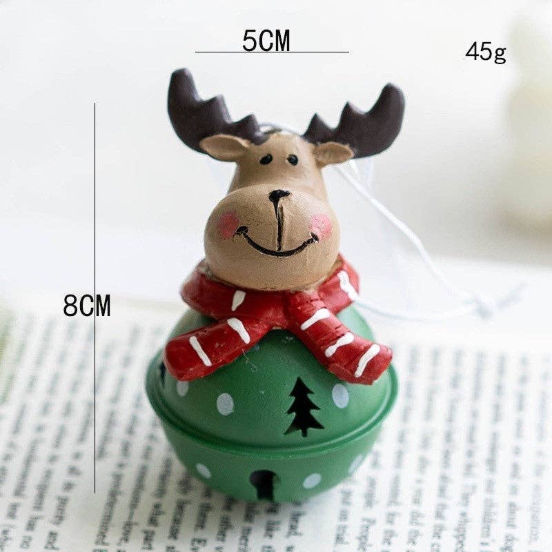 UZ Wholesale Store – Engroshandel Pynt – Harpiks Julemand Snemand Klokkepynt til Juletræ0