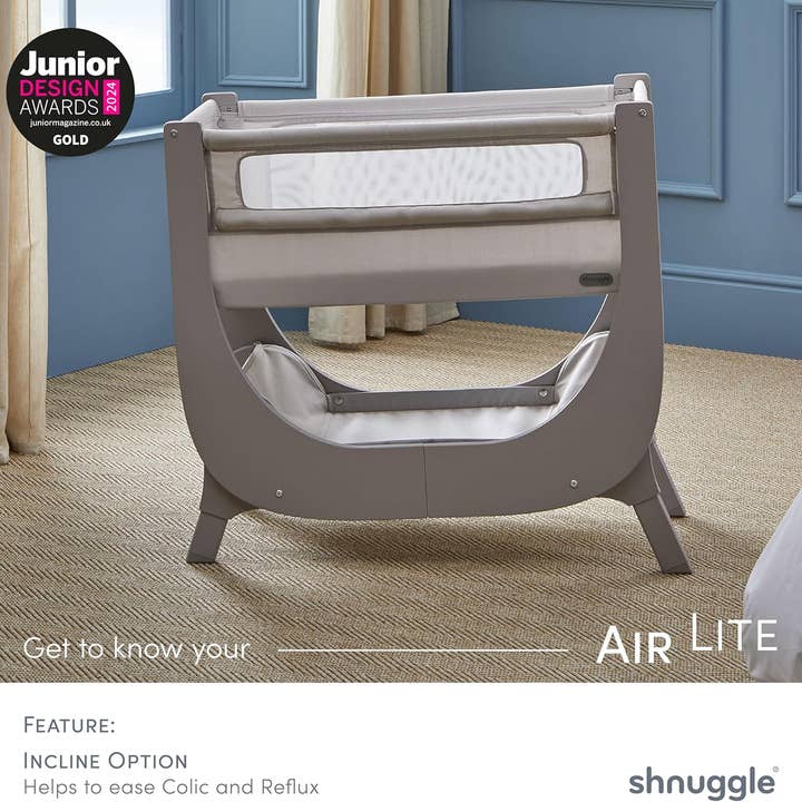 Shnuggle - Wholesale Bassinet - Baby - Shnuggle Air Lite Infant Bedside Bassinet2