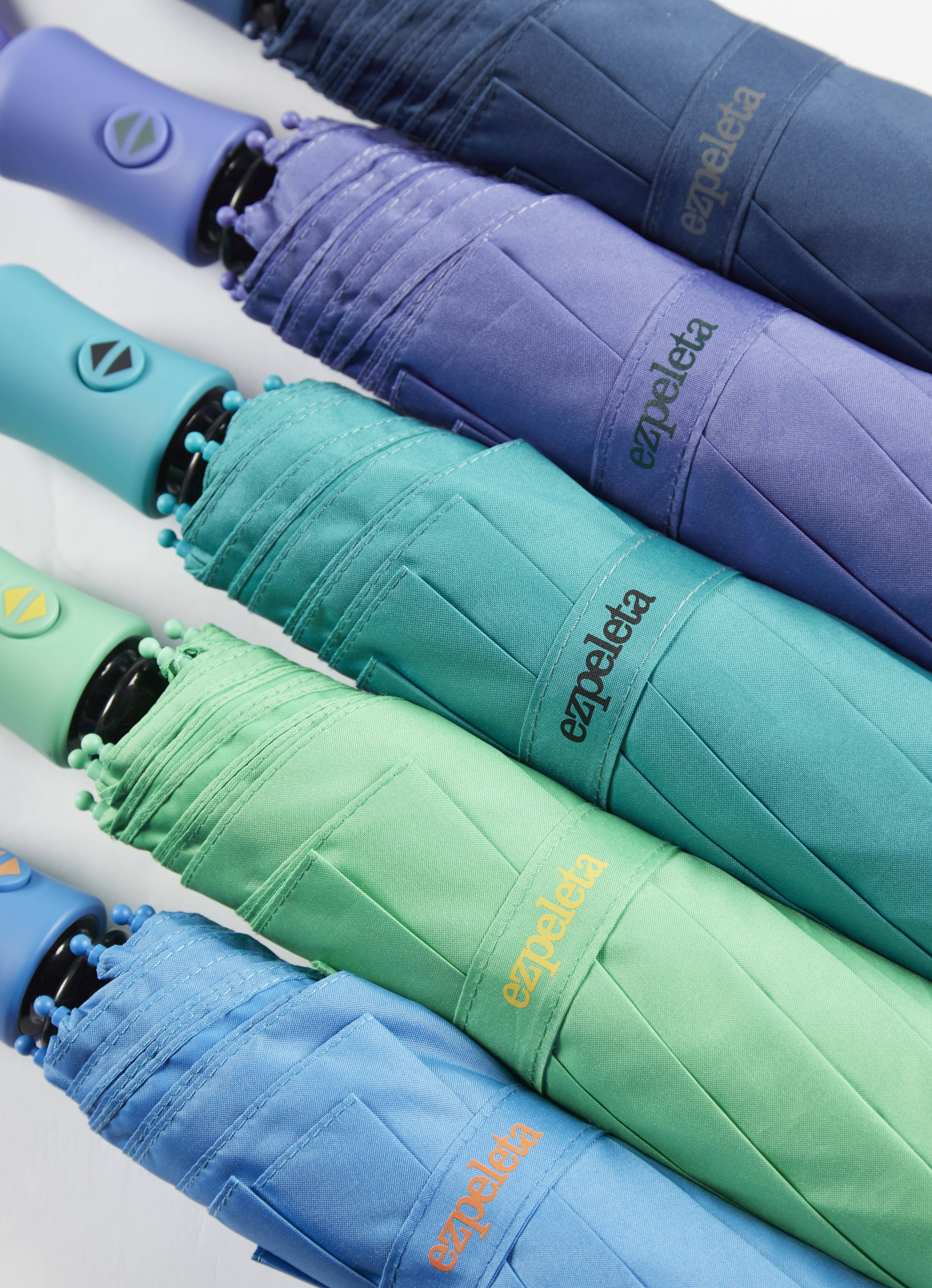 Ezpeleta - Vente Parapluie – unisexe - Parapluie à ouverture/fermeture automatique EZPELETA BASIC - Tissu recyclé2