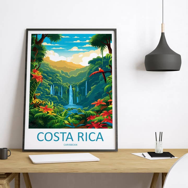 TravelzonaArt – wholesale Poster – Costa Rica Pacific Ocean Travel Poster3