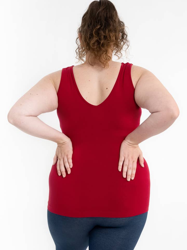 ELIETIAN - Wholesale Tank Top - Women's - Reversible Tank - Curvy Fit76