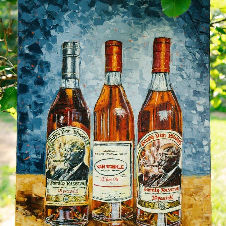 Kim Perry Studio - Wholesale Art Print - Bourbon Print "Pappy Van Winkle"2