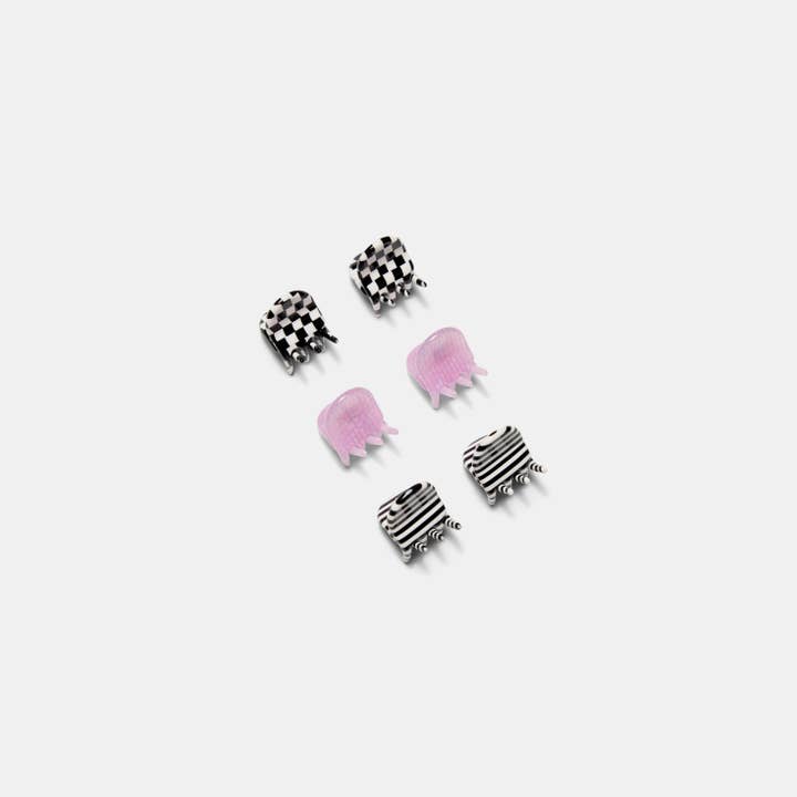 CHUNKS - Wholesale Hair Clip - Women's - Micro Claws in Geo
