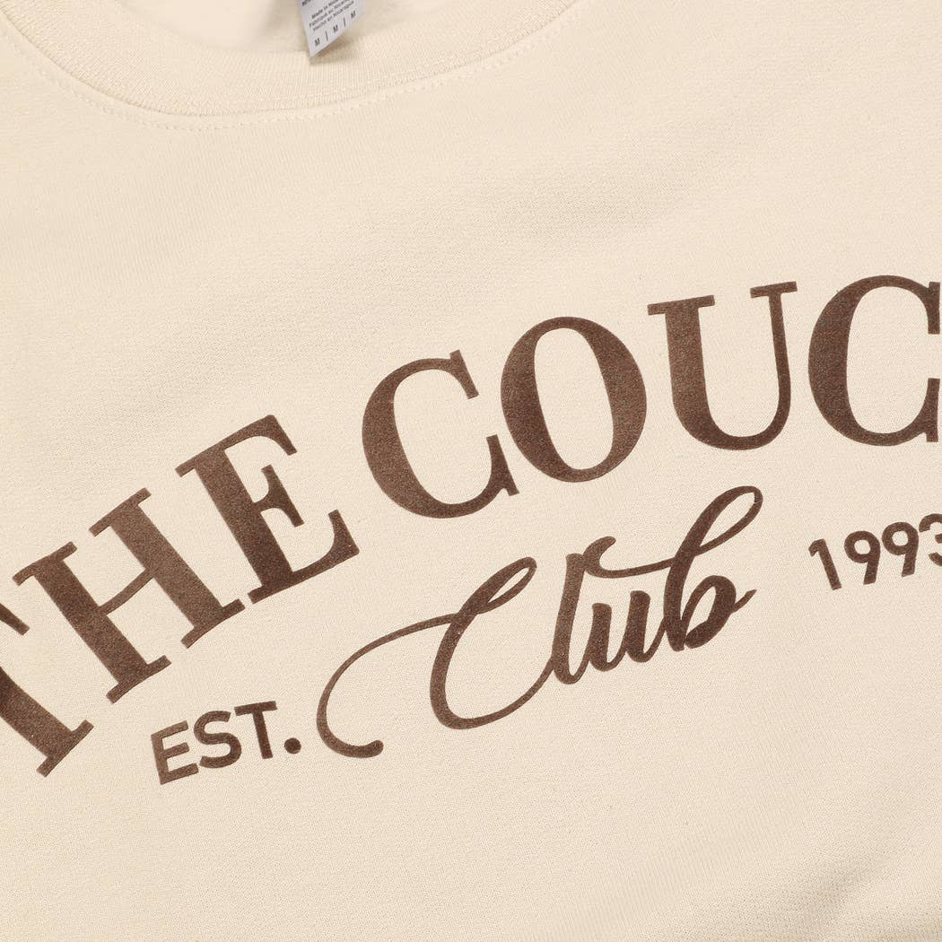 Fashion City – wholesale Sweatshirt – Unisex – The Couch Club Fleece Long Sleeve Sweatshirt9