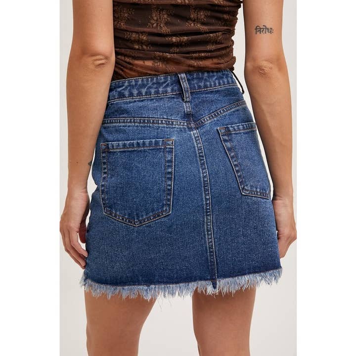 STYLE USA - Wholesale Skirt - Women's - DENIM MINI SKIRT