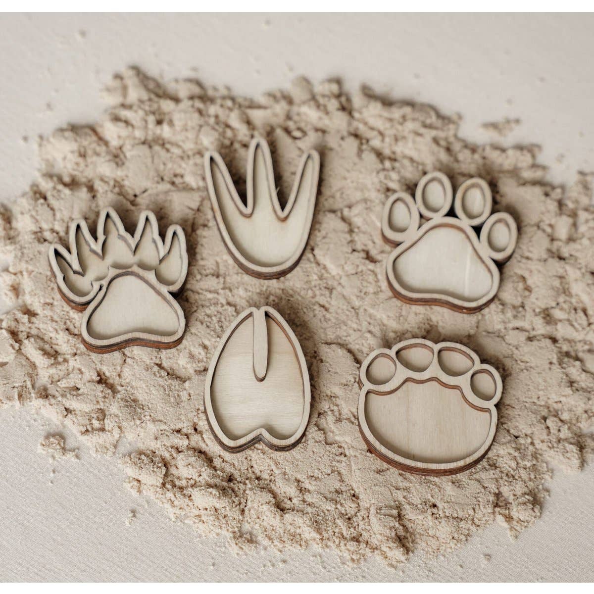 Leukmetletters – Großhandel Holzspielzeug – Kinder – Kleine Fülltrays | Tierpfoten2