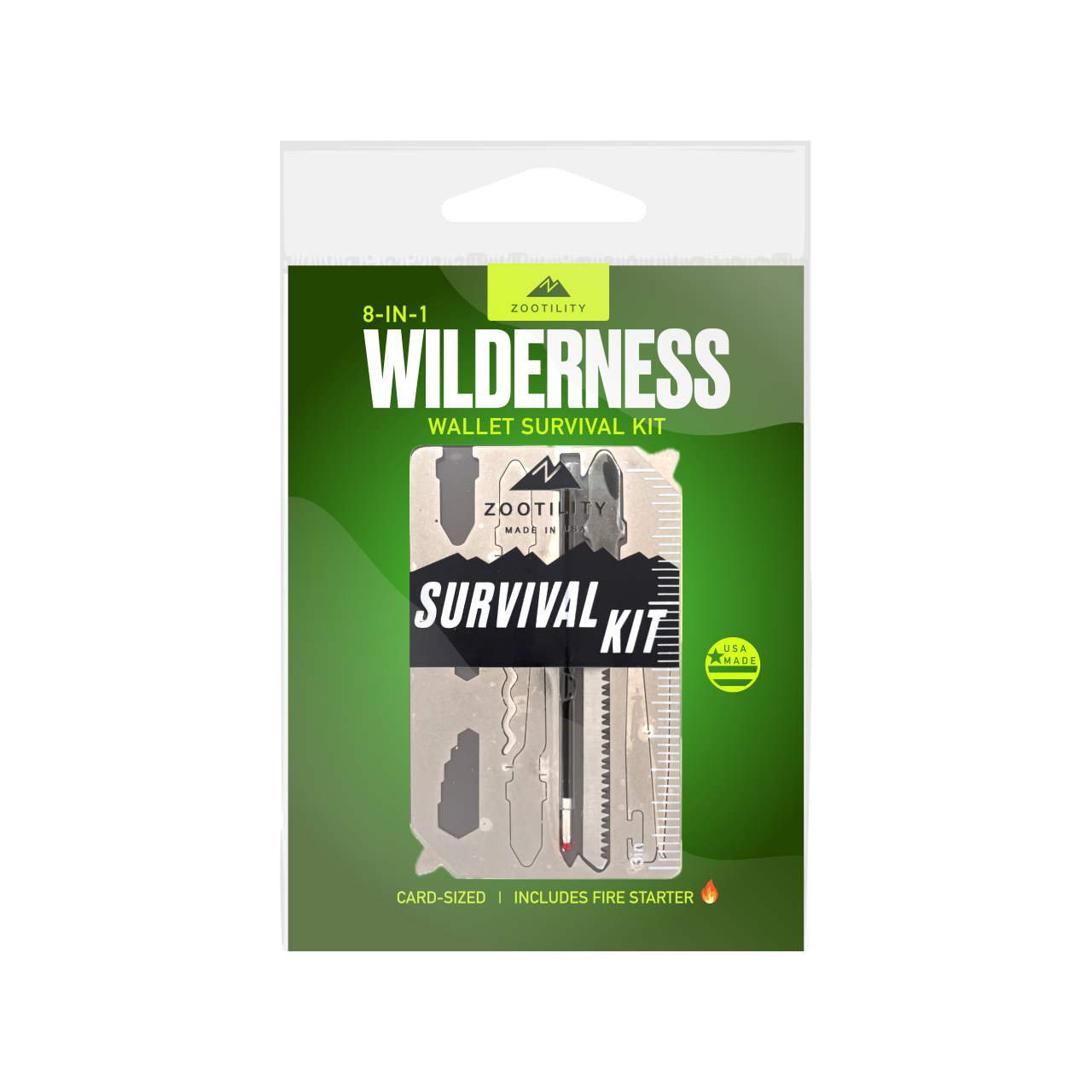 Zootility - Wholesale Handy Tool - Wilderness Survival Kit4