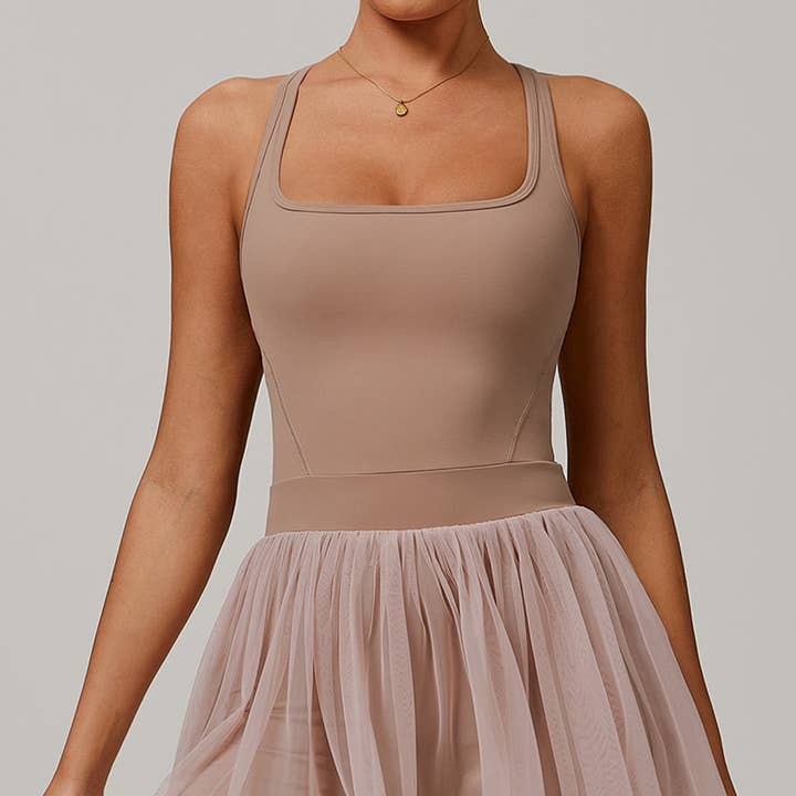 Vestido elegante sin mangas tipo skater para venta al por mayor de EmberLoom