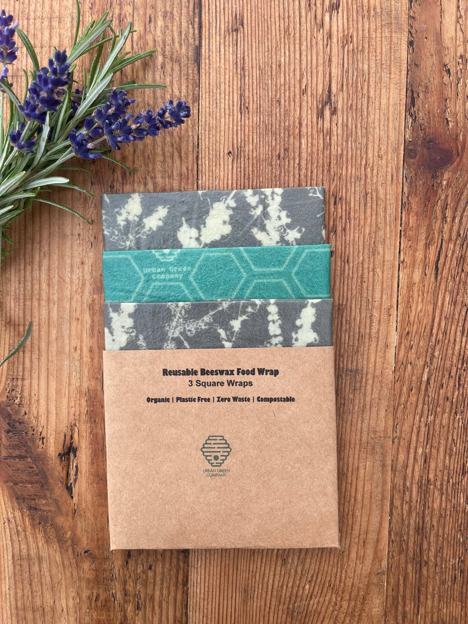 Urban Green Company - Wholesale Food Storage Wrap/Bag - Beeswax -Assorted Square wraps5