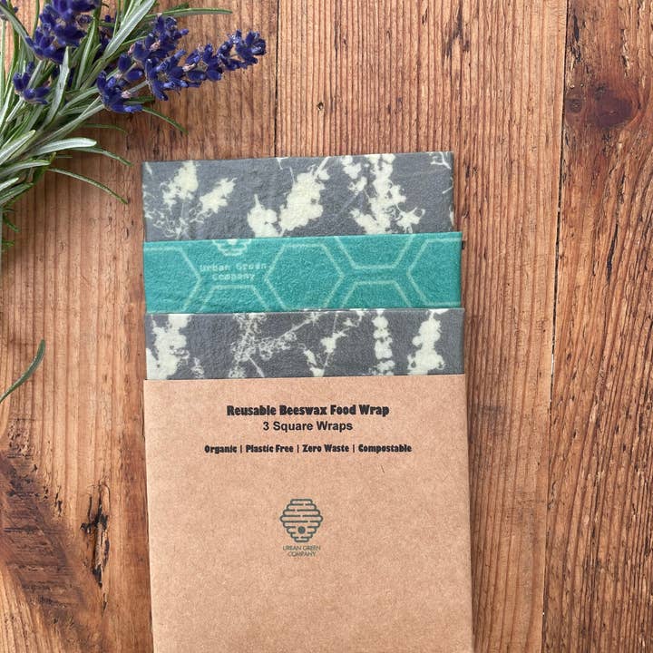 Urban Green Company - Wholesale Food storage wrap/bag - Beeswax -Assorted Square wraps5