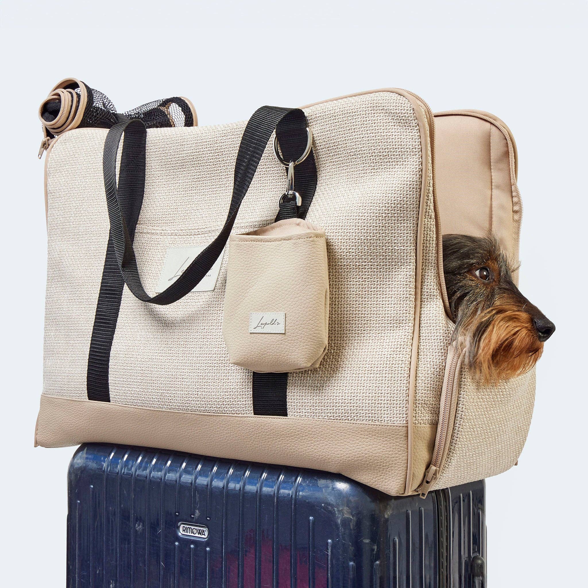 ​​Leopold's Finest for dogs – wholesale Transportbur – Hund – Flygväska för taxar och små hundar med ortopedisk madrass12