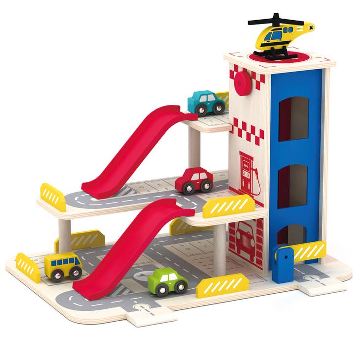 AC6655 Wooden Garage for wholesale by ACOOL TOY