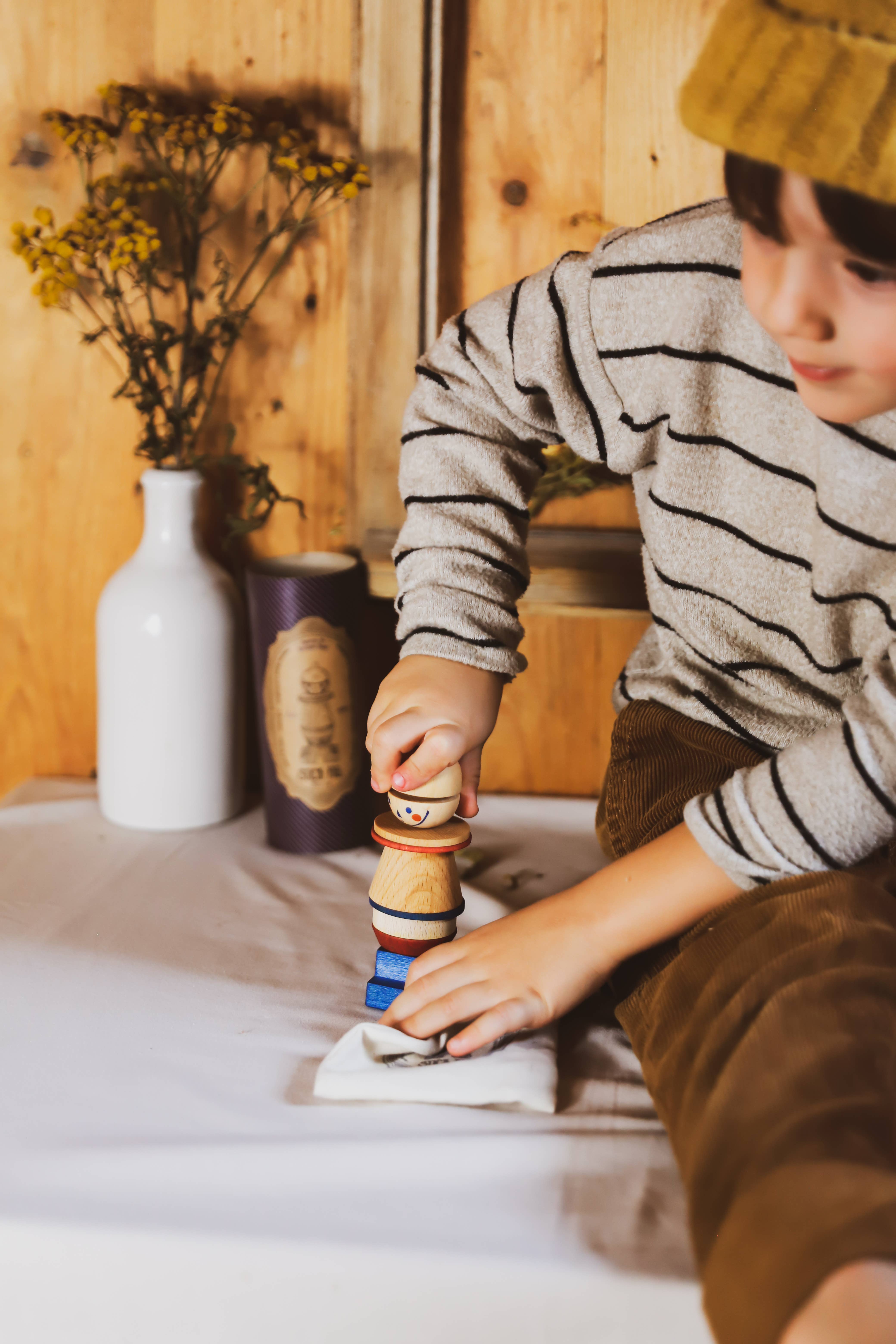 Wooden Story Sp. z o.o. - Wholesale Wood Toy - Kids - Stacking toy Stick Fig. No.048