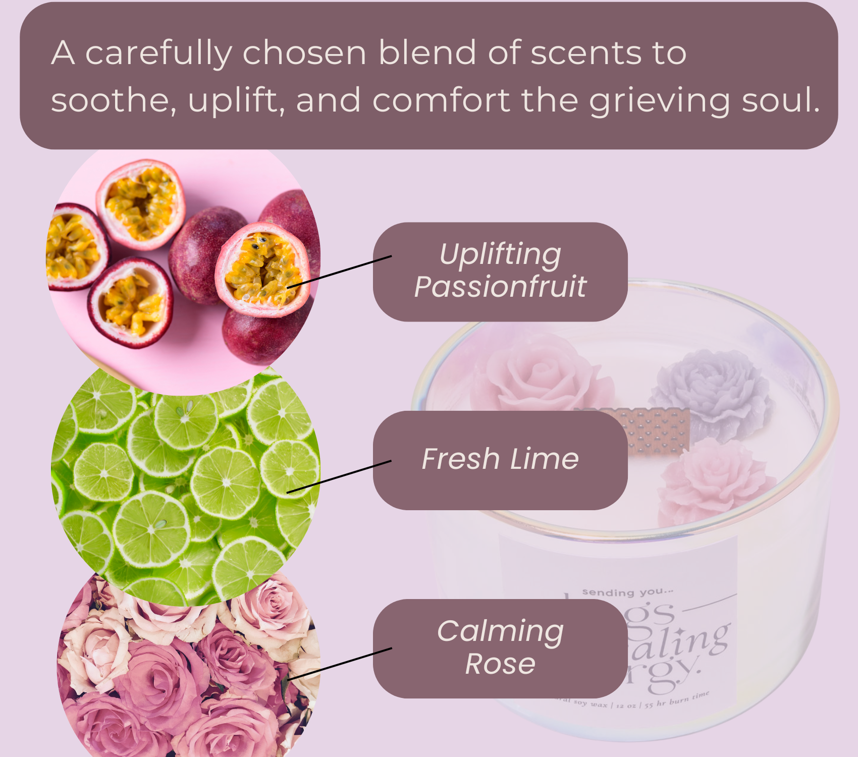 THE MINDFUL COLLECTIVE - Wholesale Jar/Filled Candle - Sympathy Candle – A Light That Speaks from the Heart3