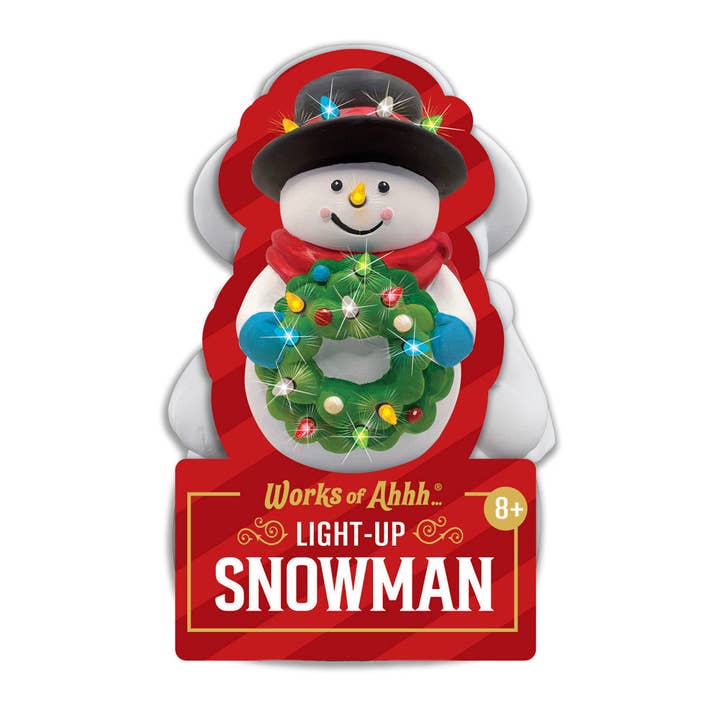 Light-Up Snowman - 6" Plaster Paint Kit for wholesale by Masterpieces Puzzles