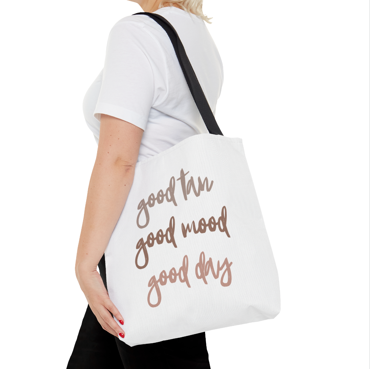 the glo CEO - Wholesale Tote Bag - Women's - Good Tan, Good Mood, Good Day Spray Tan Tote Bag1