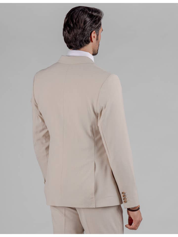 CELOPMAN – Engroshandel Habitjakke – til mænd – BEIGE DRAGTJAKKE3