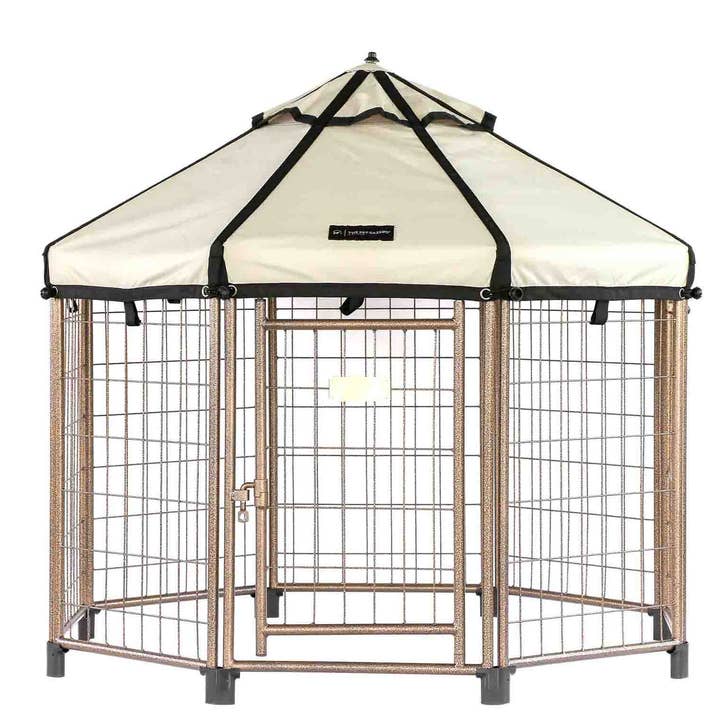 Pet Gazebo - Wholesale Pet carrier – Cat/dog - Portable Indoor Outdoor Dog Kennel with Waterproof Cover, 4'