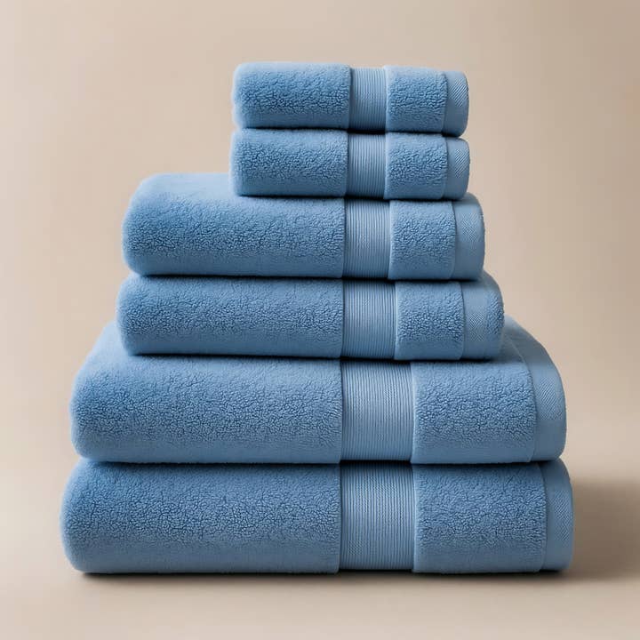 Vaurna - Vente Ensembles de serviettes - Serviettes de bain Signature Zero-Twist 100 % coton, 700 GSM9
