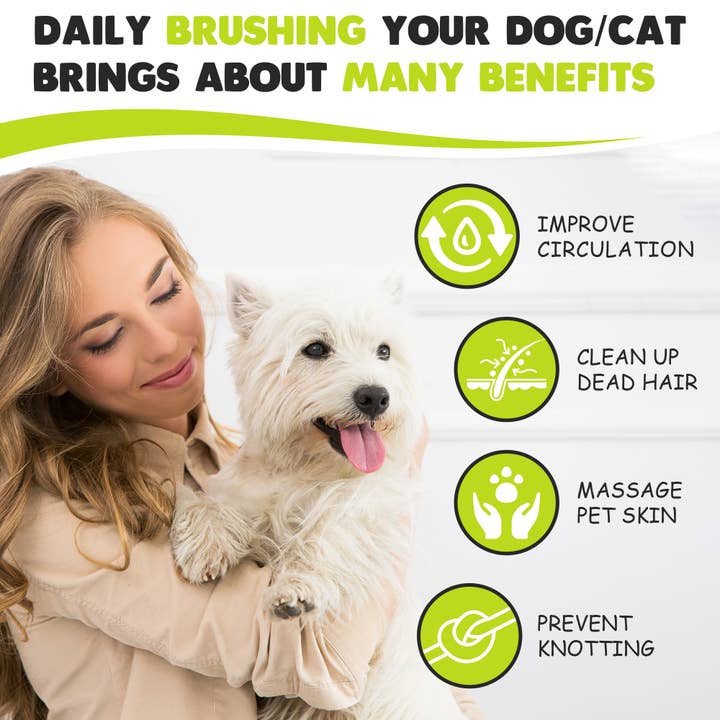 Precious Tails - Wholesale Pet Brush - Cat/Dog - Precious Tails Retractable Slicker Brush14