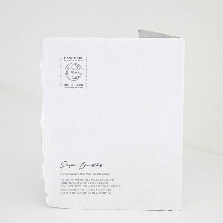 Paper Baristas – wholesale Christmas card – Eco-Friendly Christmas Greeting Card | Heaven + Nature Sing2