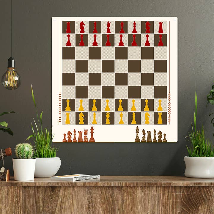 Wall Hanging Magnetic Chess Set for wholesale by Archtwain