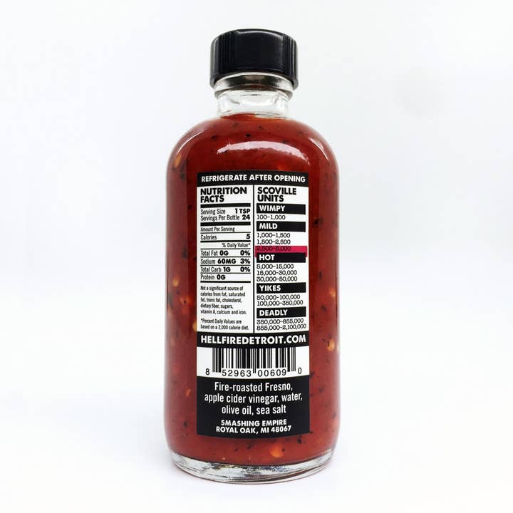 Hell Fire Detroit - Wholesale Hot Sauce - Fresno Hot Sauce2