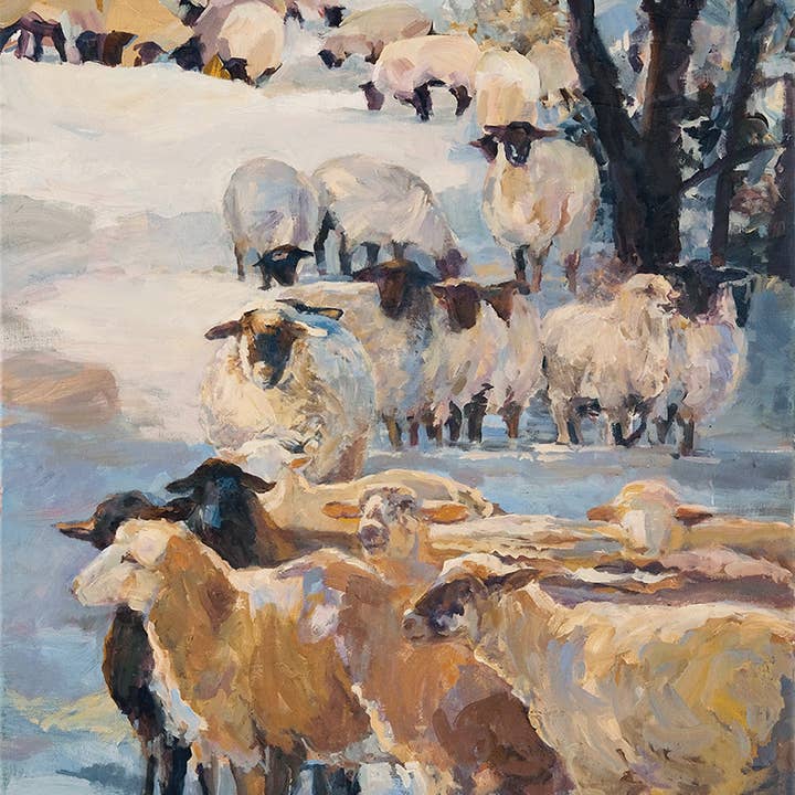 Winter Wool - Christmas Card for wholesale by Givinity Press