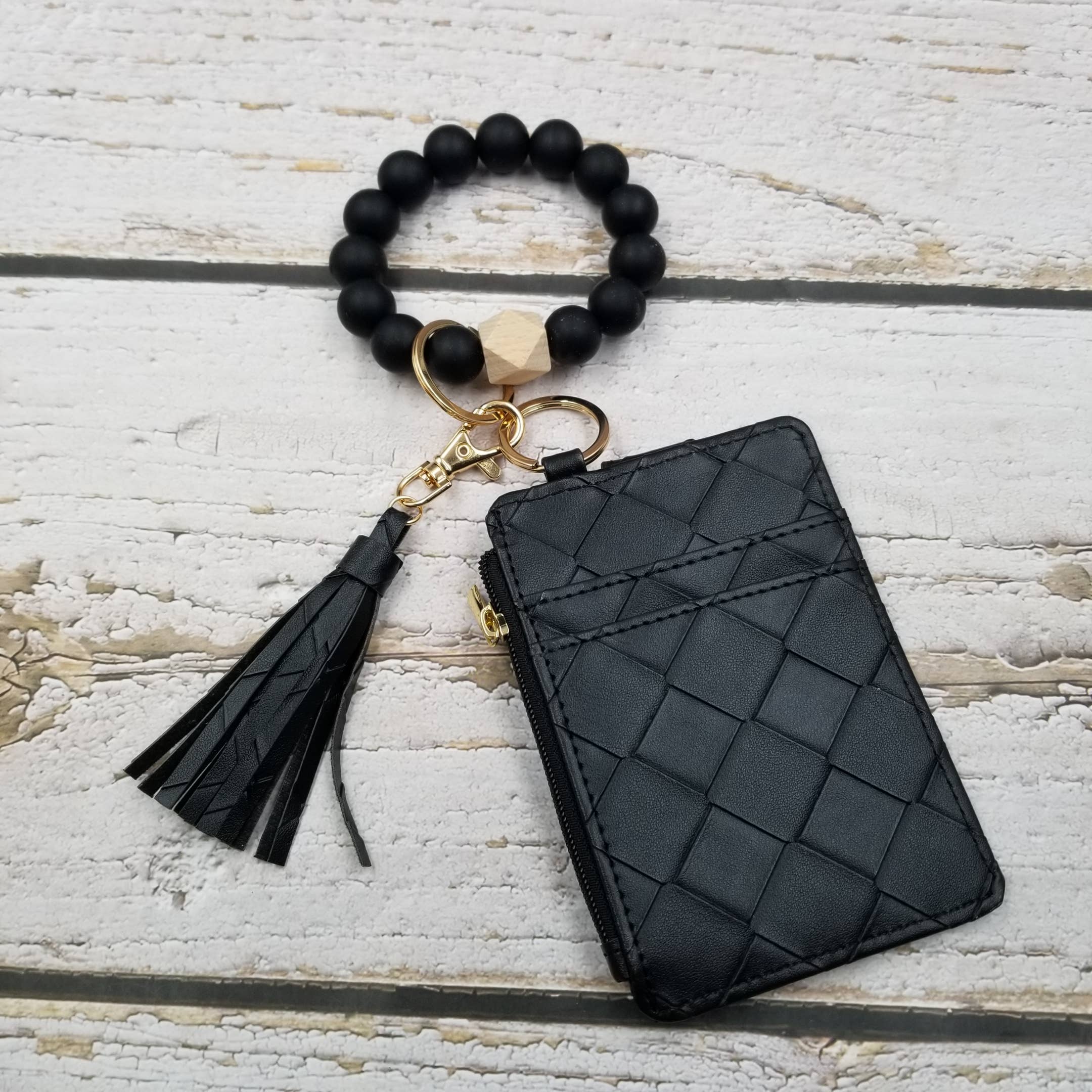 Treasure Wholesale – wholesale Wallet – Women's – Newly arrive diamond Bracelet Card Wallet Keychain2