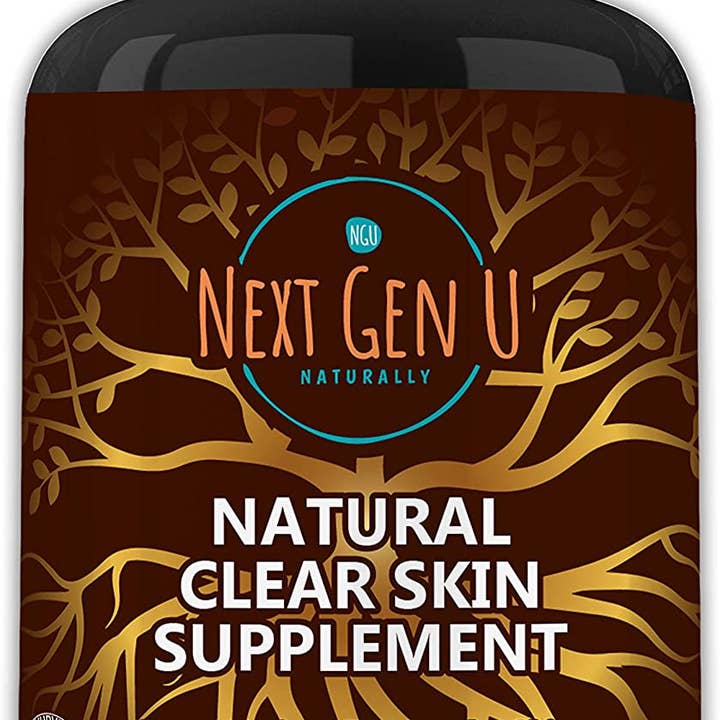 Natural Clear Skin - 120 High Strength Vegan Capsules for wholesale by Next Gen U