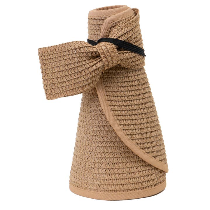 Magid - Wholesale Visor - Women's - Magid Straw Bow Rollup Visor5