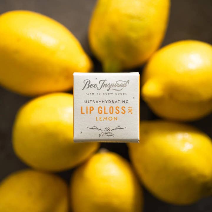 Bee Inspired - Wholesale Lip Gloss - Lemon Lip Gloss | Ultra-Hydrating Botanicals & Beeswax4