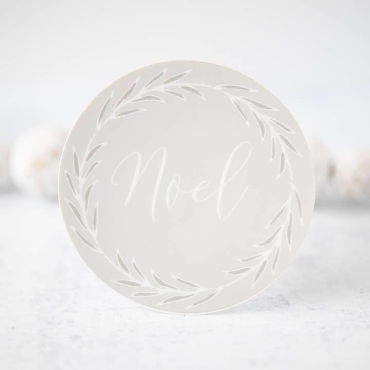 Savannah and James Co - Wholesale Sticker - Noel Circle, Vinyl Sticker, 3x3 in1