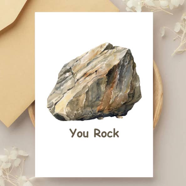 You Rock Card for wholesale by Party Collective