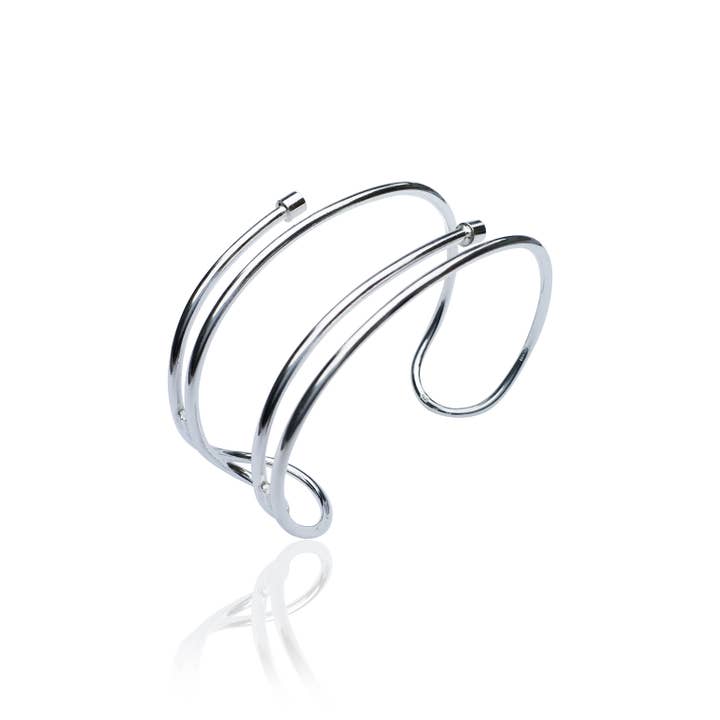 Bracciale a Cavo in Argento Sterling per la vendita all'ingrosso da parte di De Mexico