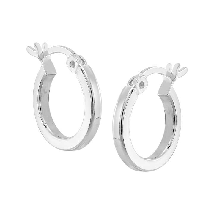Silpada - Wholesale Hoop Earrings - Silpada 'Squared Off' Hoop Earrings in Sterling Si1