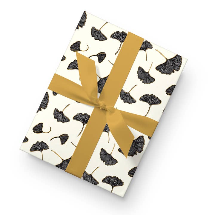 Dahlia Press - Wholesale Wrapping Paper Roll - Ginkgo - Gift Wrap (Rolls)