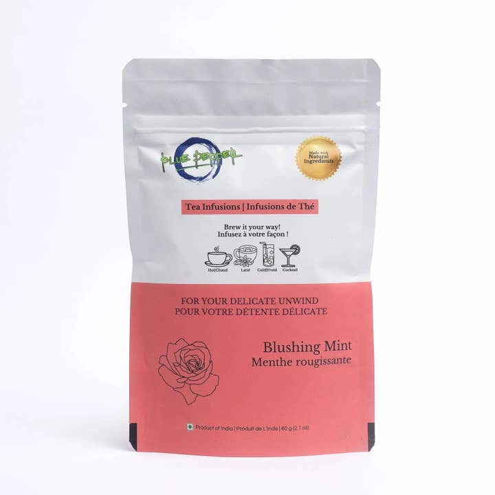 Blushing Mint Tea Infusion for wholesale by Blue Pepper