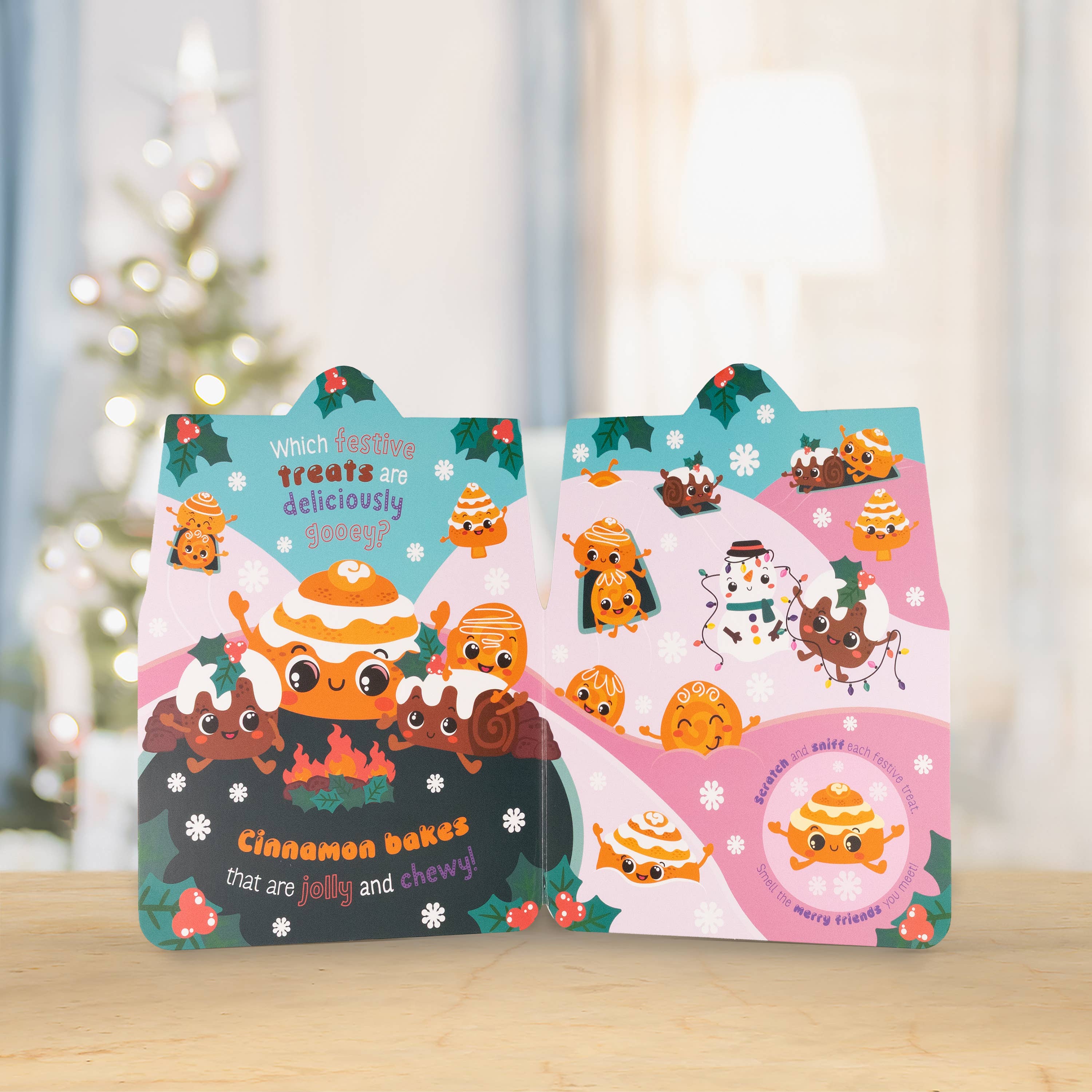 Make Believe Ideas - Wholesale Preschool Book (3-5) - Scratch-and-Sniff Board Books Festive Treats1