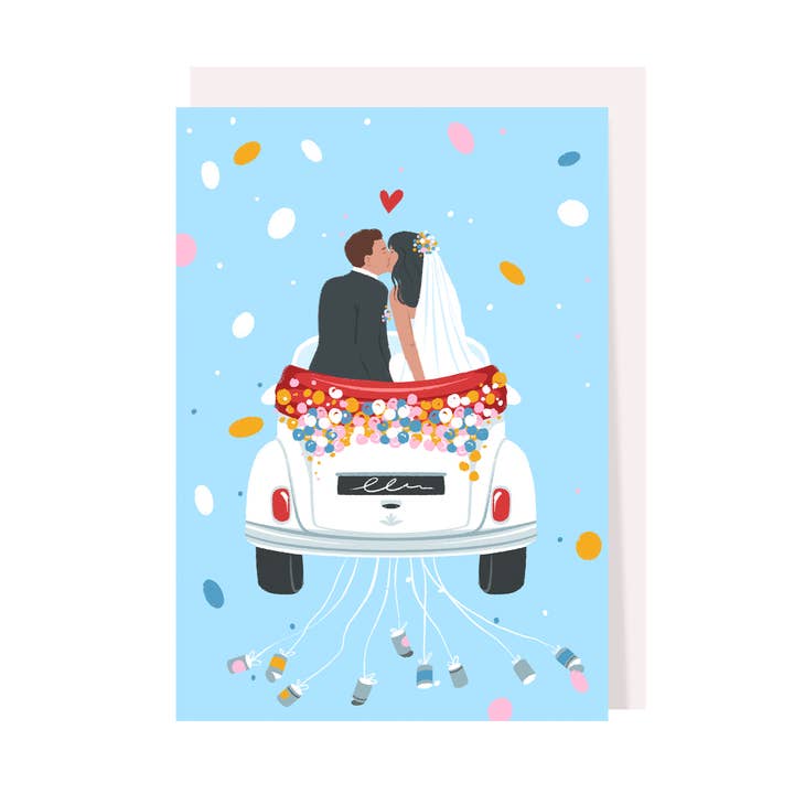 Wedding Day Greeting Card - Wedding kiss for wholesale by Creative Goodie