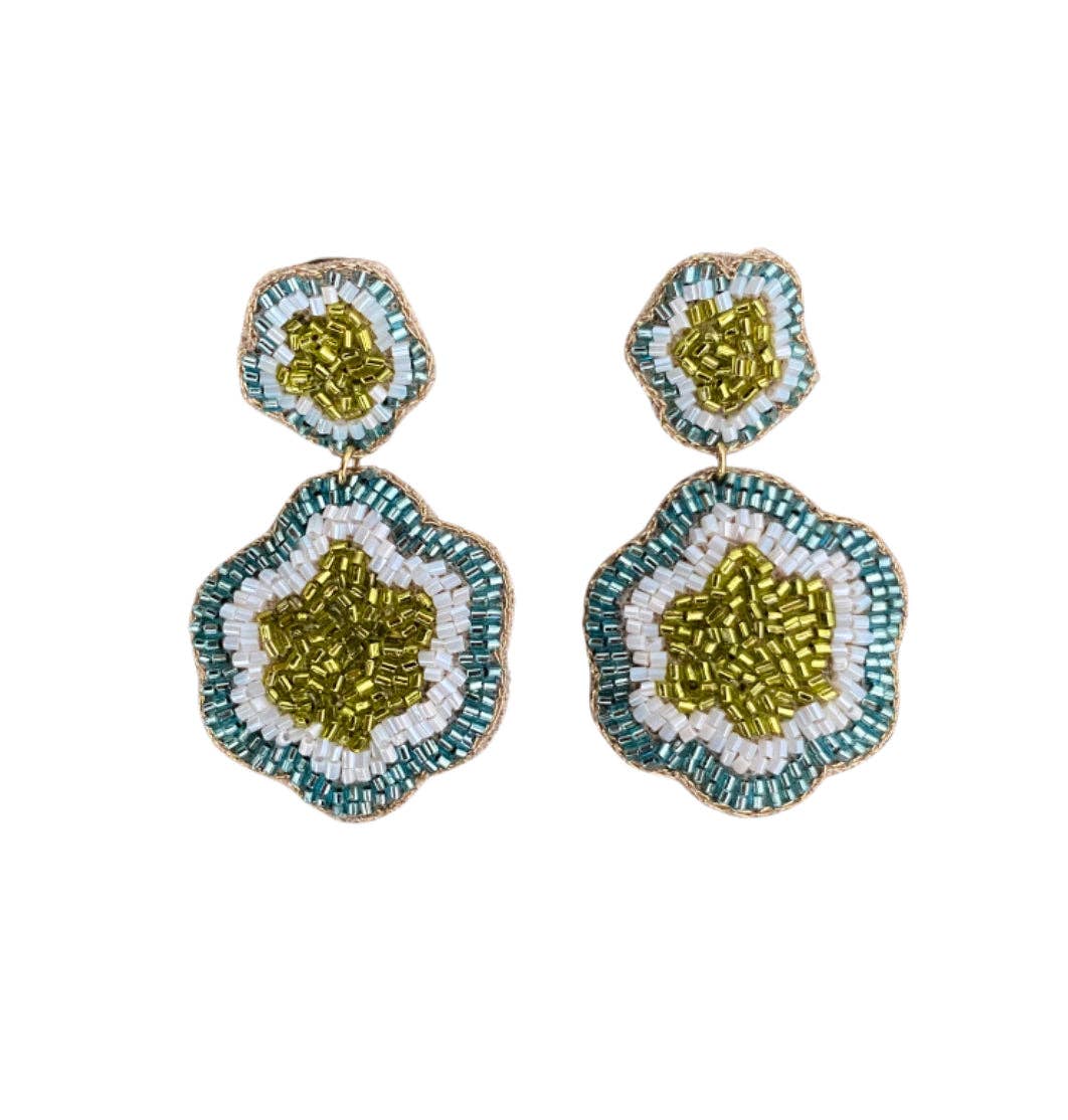 Beth Ladd Collections - Wholesale Dangle Earrings - St. Tropez Earrings in Green0