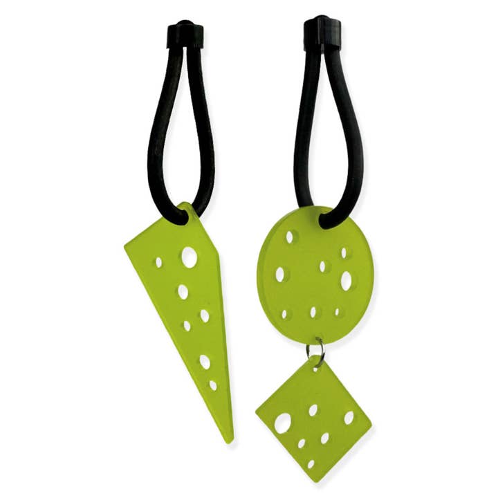 Frank Ideas - Wholesale Dangle earrings - Asymmetric Earrings, bold industrial style, REVENGE, perspex4