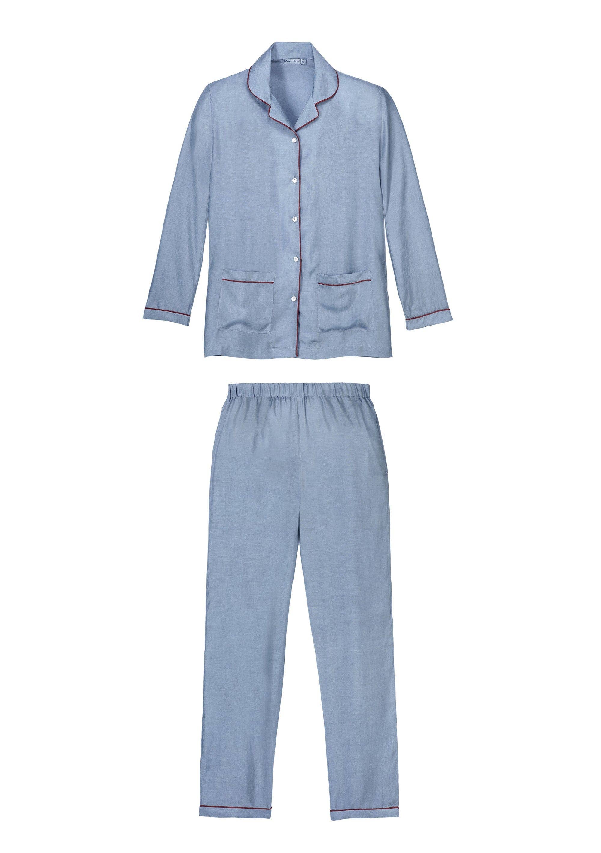 GERMAINE DES PRES - Wholesale Sleepwear Set - Women's - Grey Camille Pyjamas1