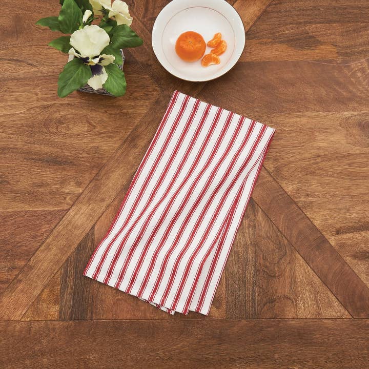 C&F Home - Wholesale Tea Towel - SALE Ticking Stripe Kitchen Towel