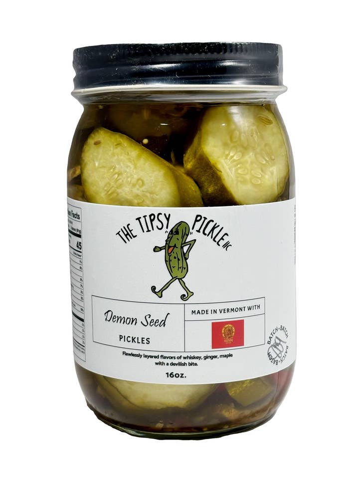 Demon Seed Pickles for wholesale by The Tipsy Pickle