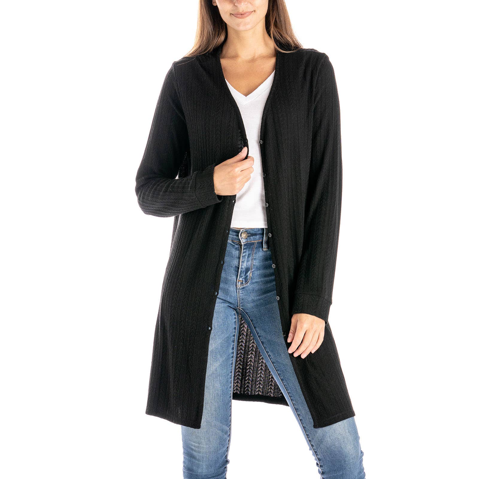 DM Merchandising – Cardigan - Mulher por atacado – Cardigan Lakewood Allthreads Open Stock0
