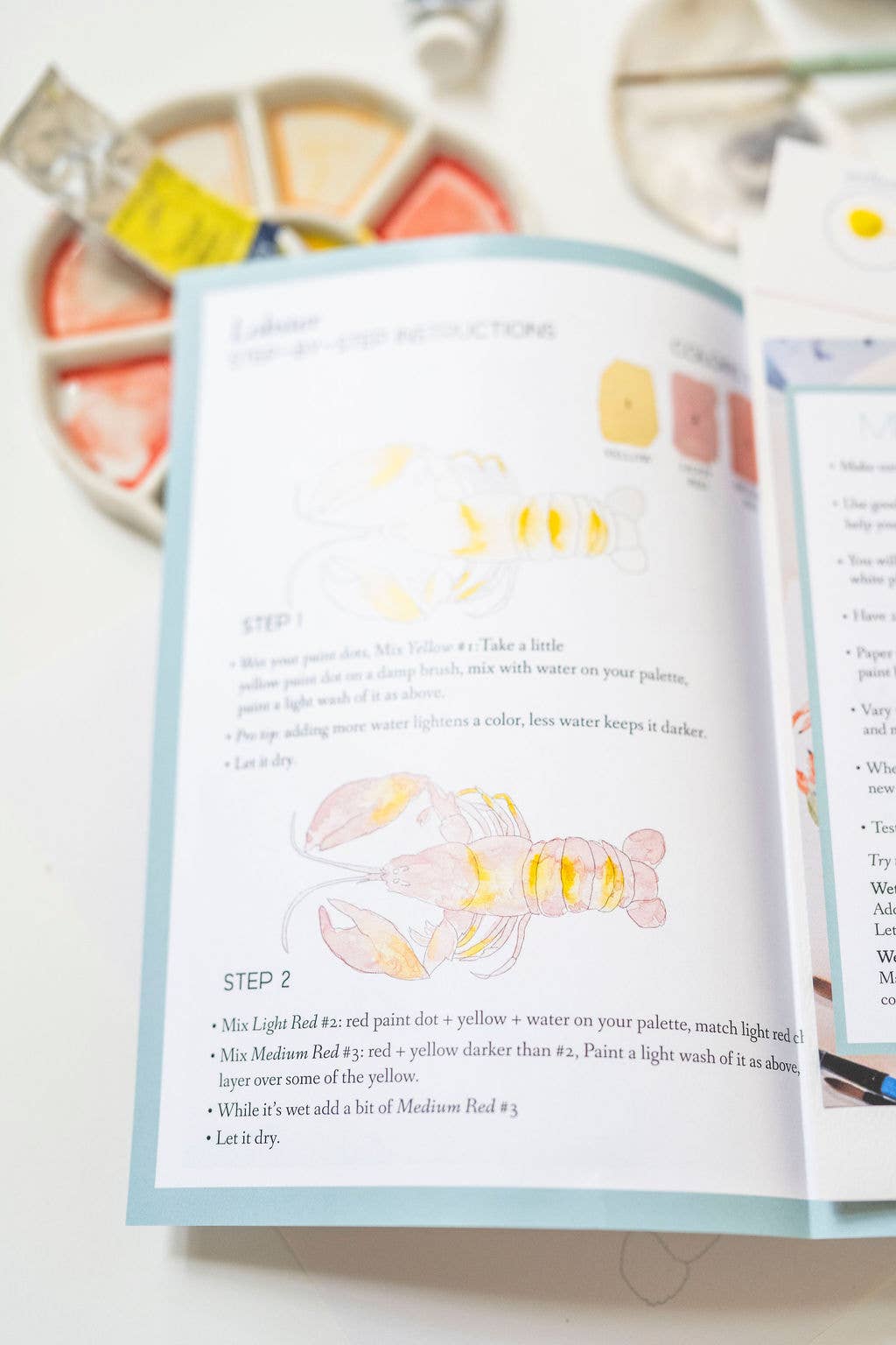 Melissa Hyatt - Wholesale DIY Craft Kit - Watercolor Art Kit- Lobster8