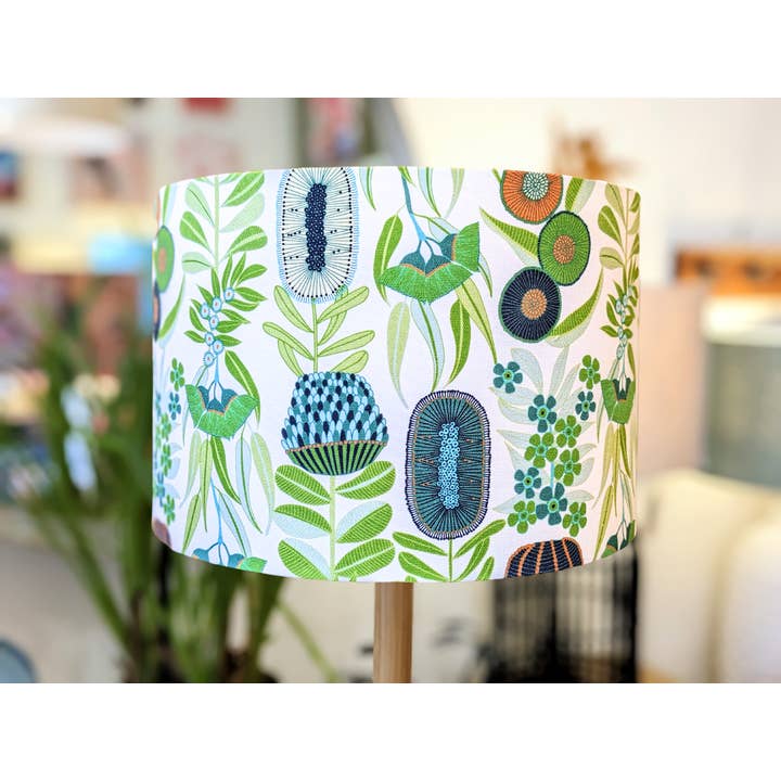 Green Floral Lampshade for wholesale by Emotive Collection